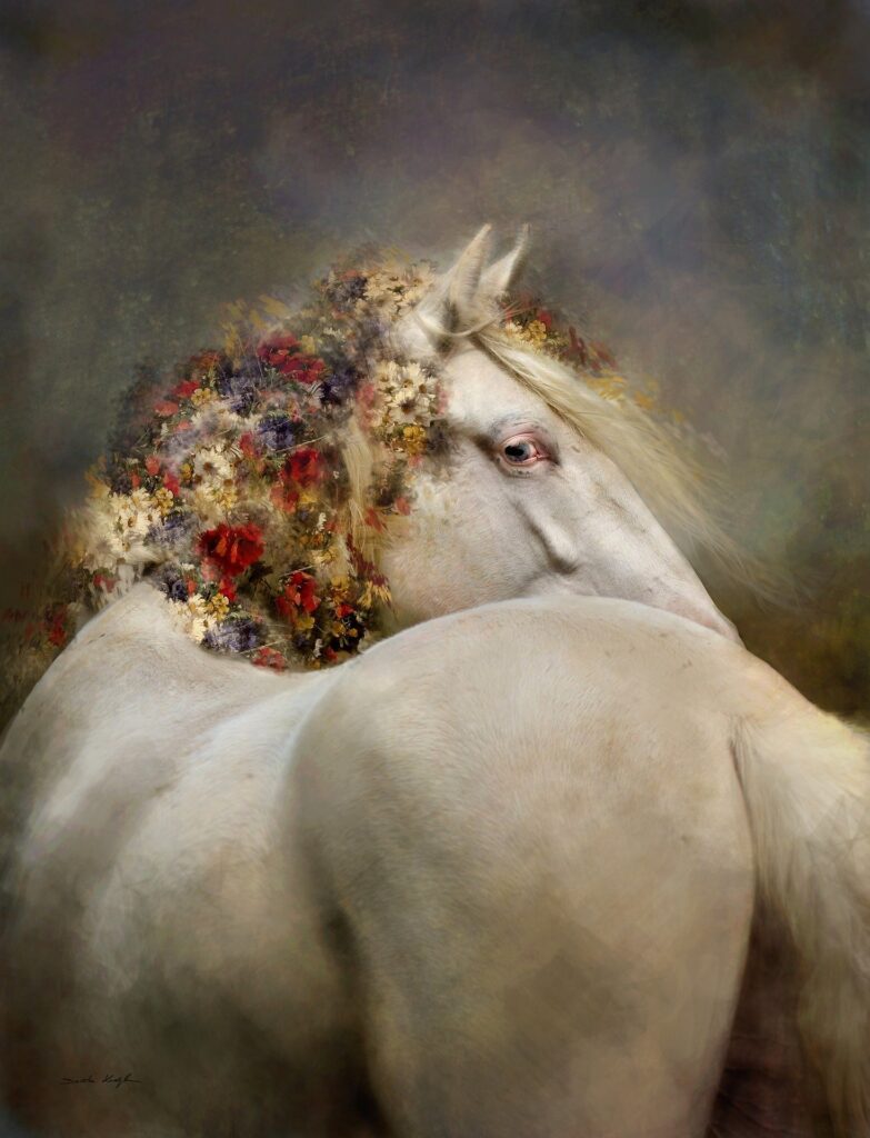 Romantyczny wizerunek konia