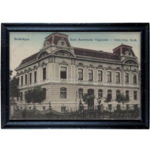Drohobycz Bank Austriacko Węgierski fotografia vintage