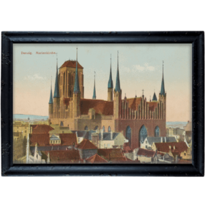 Gdańsk Kościół Mariacki fotografia vintage