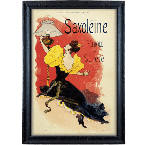 Saxoleine rama czarna postarzana Saxoleine rama czarna postarzana