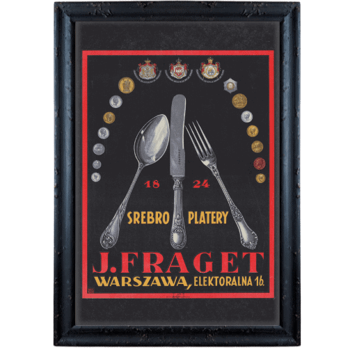 Srebro Platery J Fraget czarna postarzana Srebro Platery J Fraget czarna postarzana